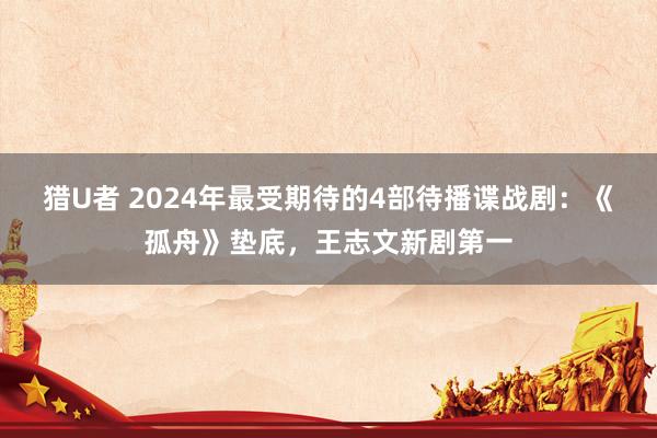 猎U者 2024年最受期待的4部待播谍战剧：《孤舟》垫底，王志文新剧第一