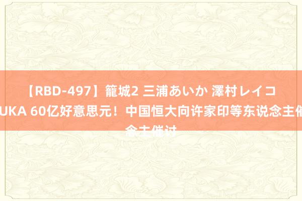 【RBD-497】籠城2 三浦あいか 澤村レイコ ASUKA 60亿好意思元！中国恒大向许家印等东说念主催讨