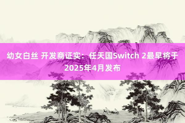 幼女白丝 开发商证实：任天国Switch 2最早将于2025年4月发布